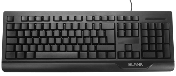 Клавиатура со стёртыми подписями на клавишах